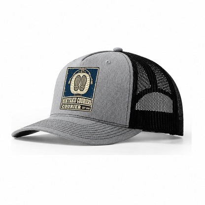 Hikyaku Courier House Noren Trade Co Trucker Hat – Sport Grey Black