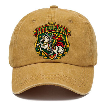 Lithuania Retro Badge Country Logos Classic Cap – Golden Harvest