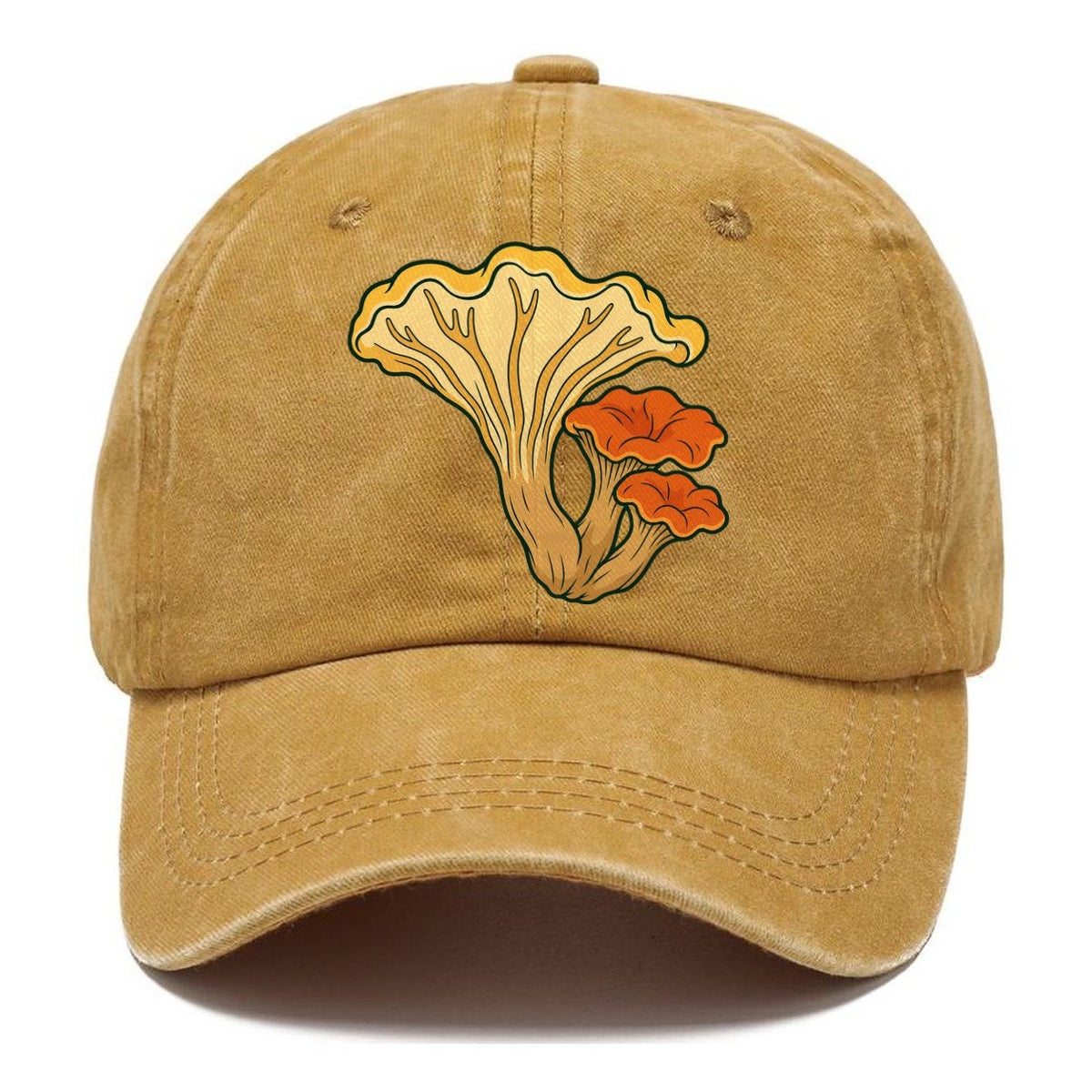 Chanterelle Cluster Foraging And Mycology Classic Cap – Golden Harvest