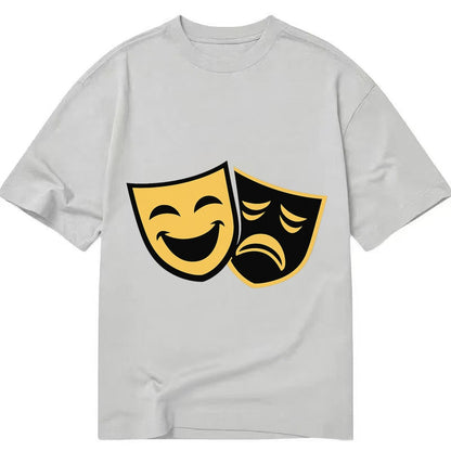 Golden Duality Of Theater Ac39f189b447 1770611732078 Classic T-shirt – Grey