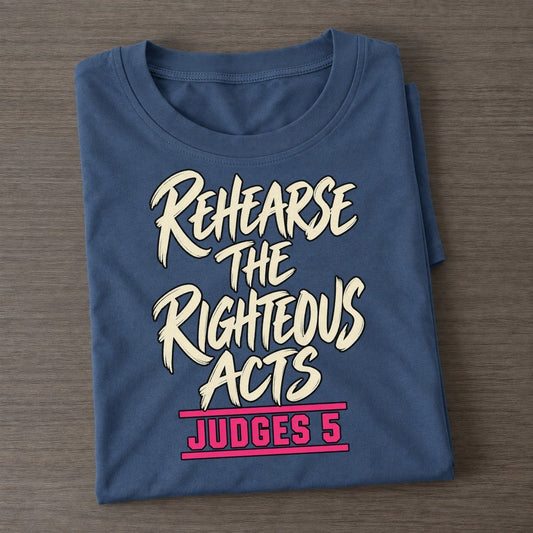 Rehearse The Righteous Acts Daughters Of Deborah Classic T-shirt – Twilight Navy