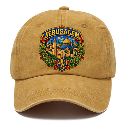 Skyline With Jerusalem Arc Jerusalem Classic Cap – Golden Harvest