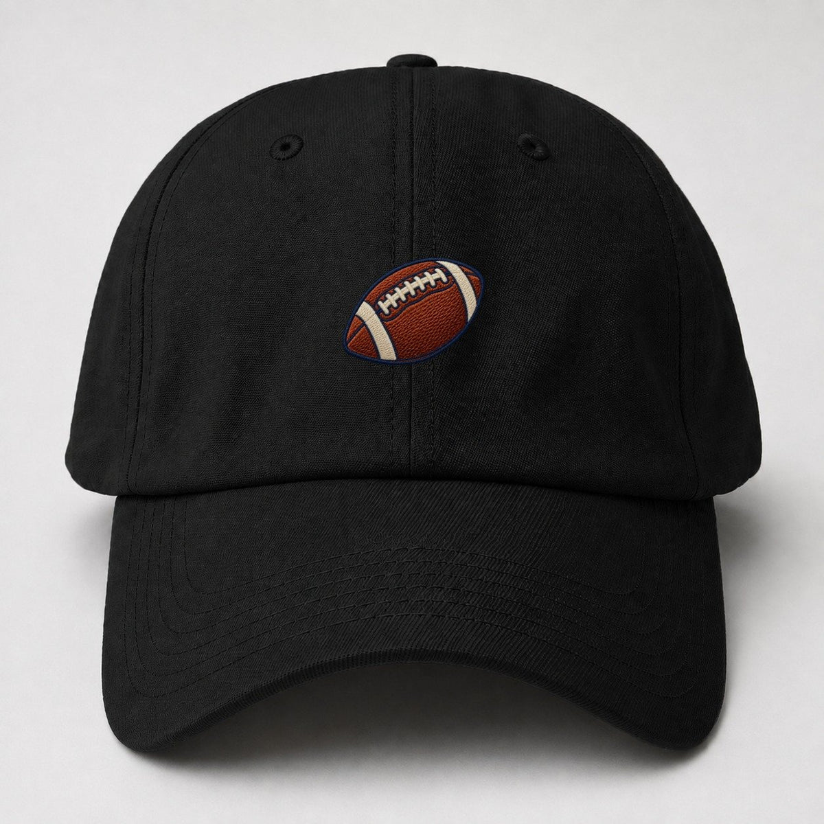 American Football Tiny Solo Marks Baseball Cap – Black