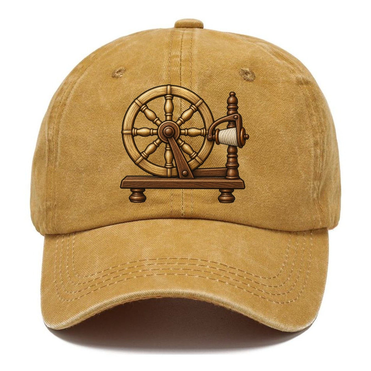 Heritage Spinning Wheel Yarn Crafts Classic Cap – Golden Harvest