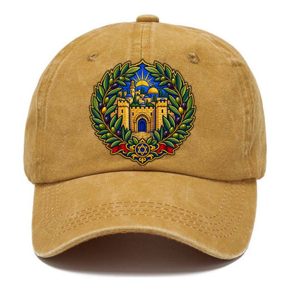 Olive Branch Wreath Jerusalem Classic Cap – Golden Harvest
