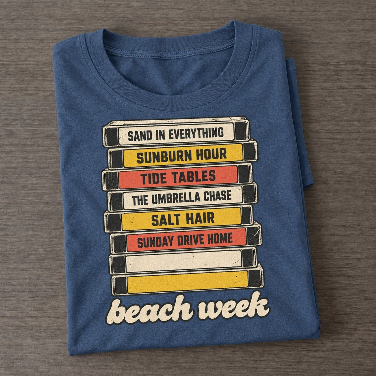 Beach Week Rewind Shelf Classic T-shirt – Twilight Navy