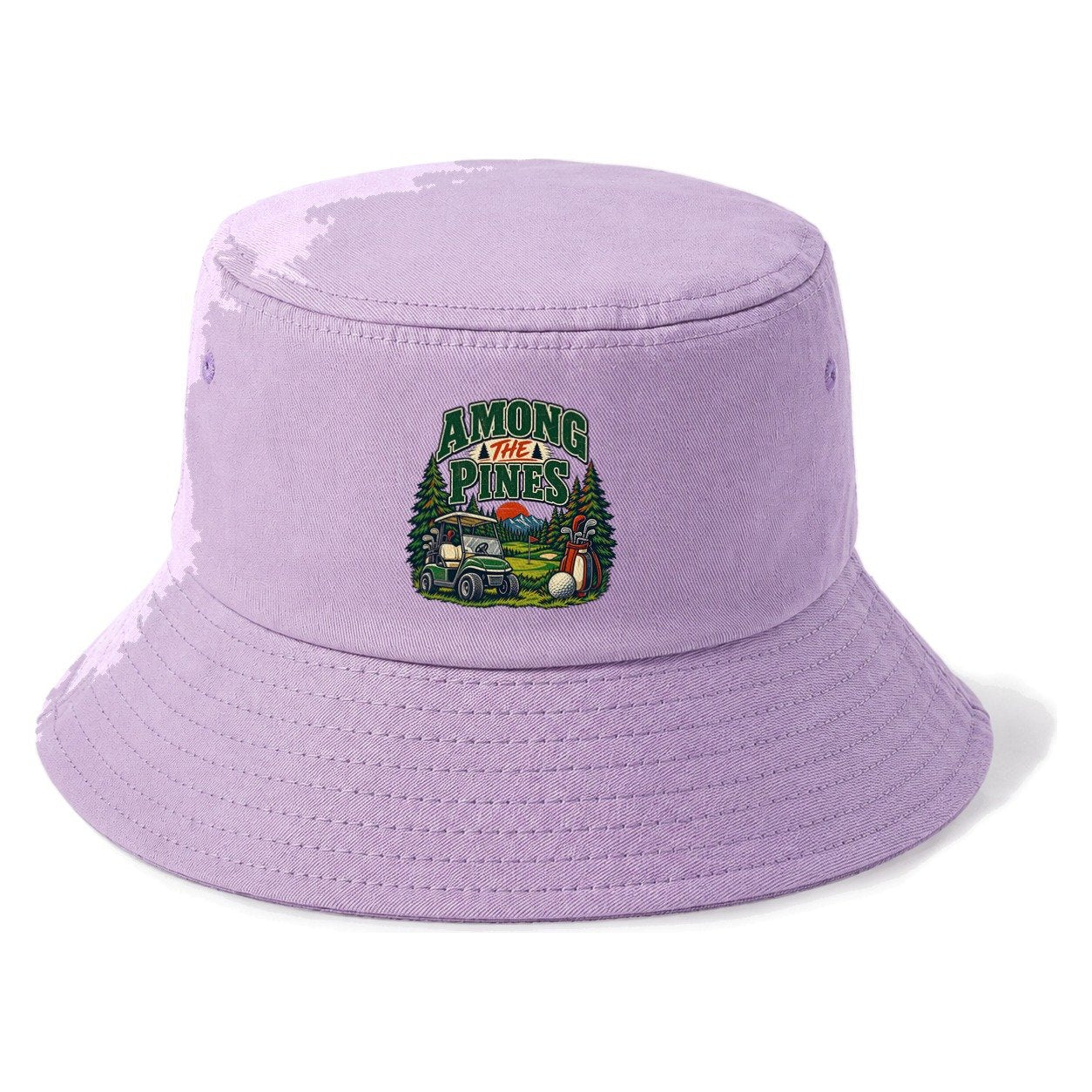 Among The Pines Golf Life Bucket Hat – Purple
