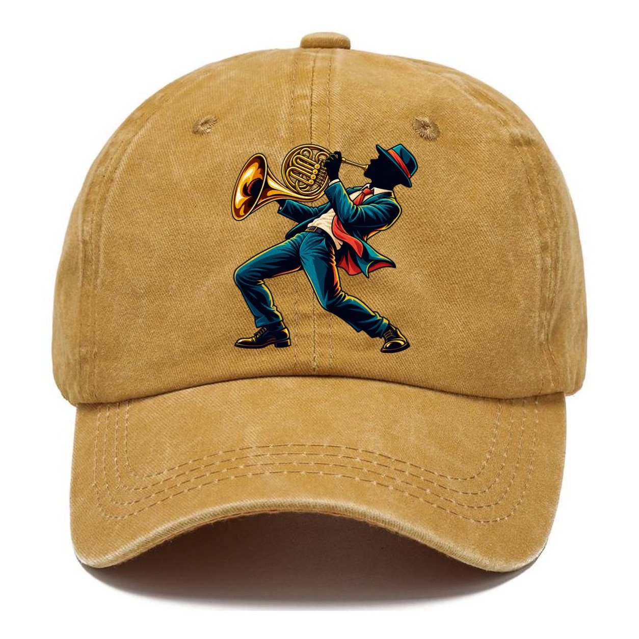 French Horn Icon Music Instruments Classic Cap – Golden Harvest