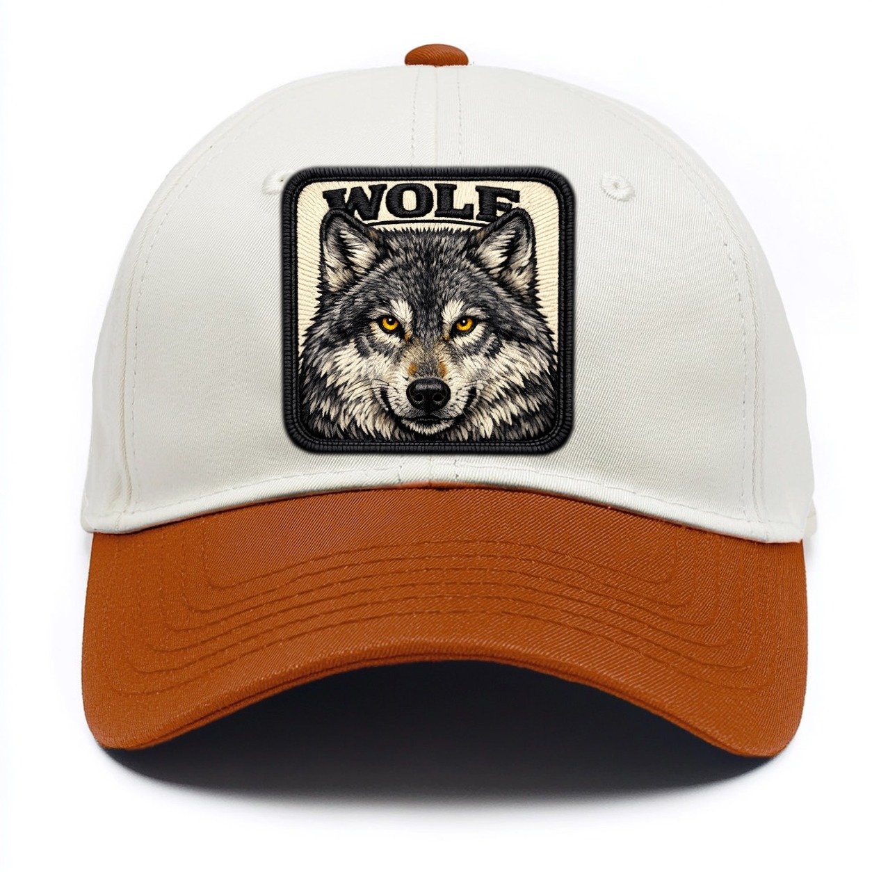 Wolf Two Tone Cap – Orange