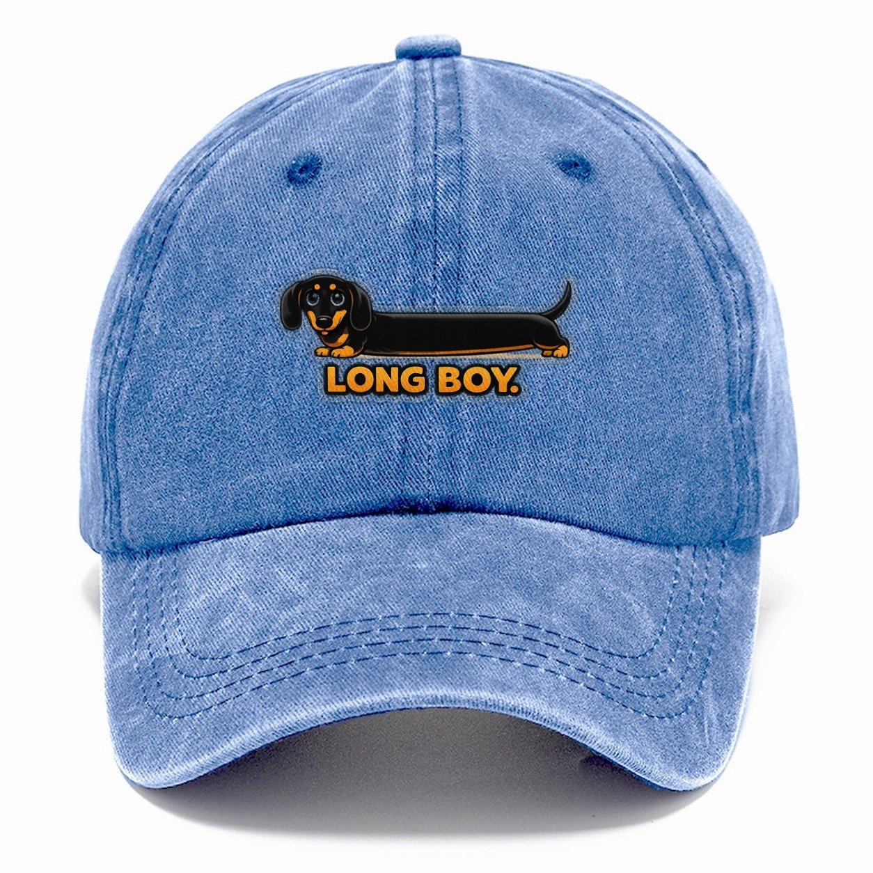 Long Dachshund Off Classic Cap – Summer Sky