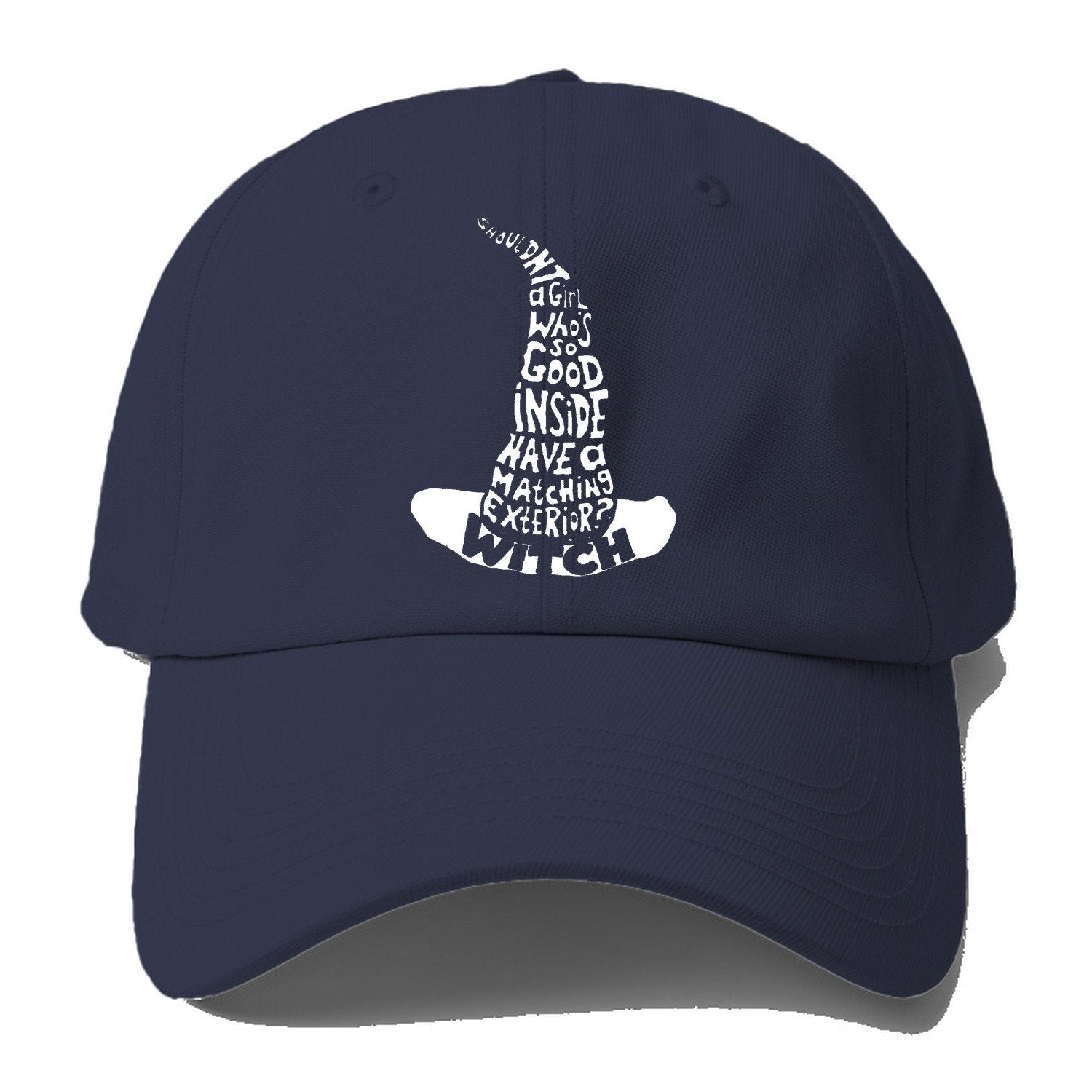 Shouldnt Girl Witch Baseball Cap – Twilight Navy