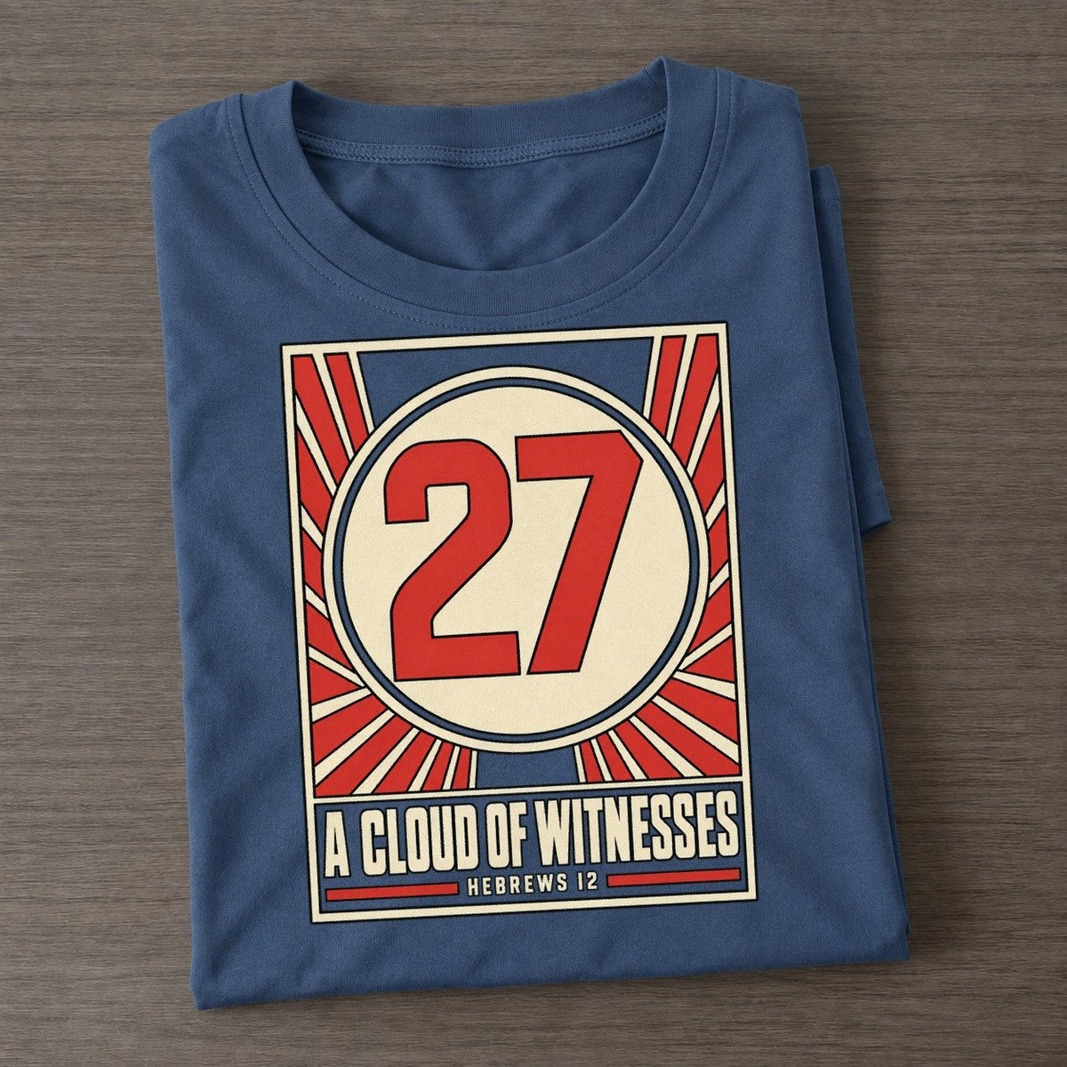 A Cloud Of Witnesses Pit Board Parables Classic T-shirt – Twilight Navy