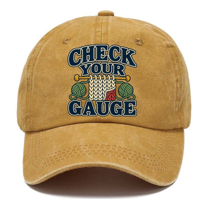 Check Your Gauge Yarn Crafts Classic Cap – Golden Harvest