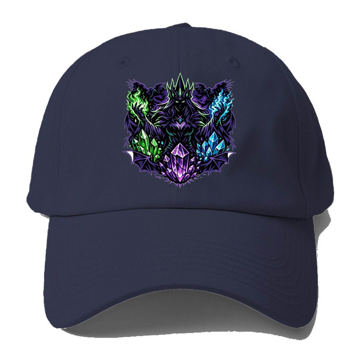 Dark Sorceress Crystal Baseball Cap – Twilight Navy