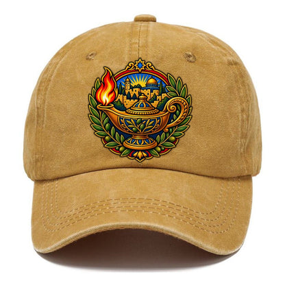 Ancient Oil Lamp Jerusalem Classic Cap – Golden Harvest