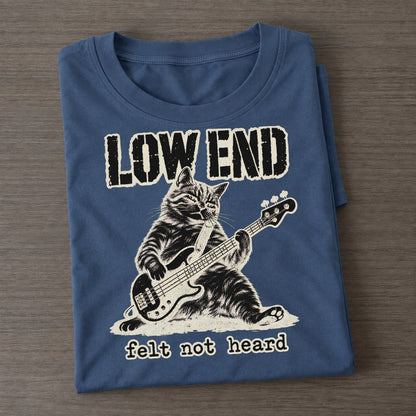 Bass Cat Alley Cat Records Classic T-shirt – Twilight Navy