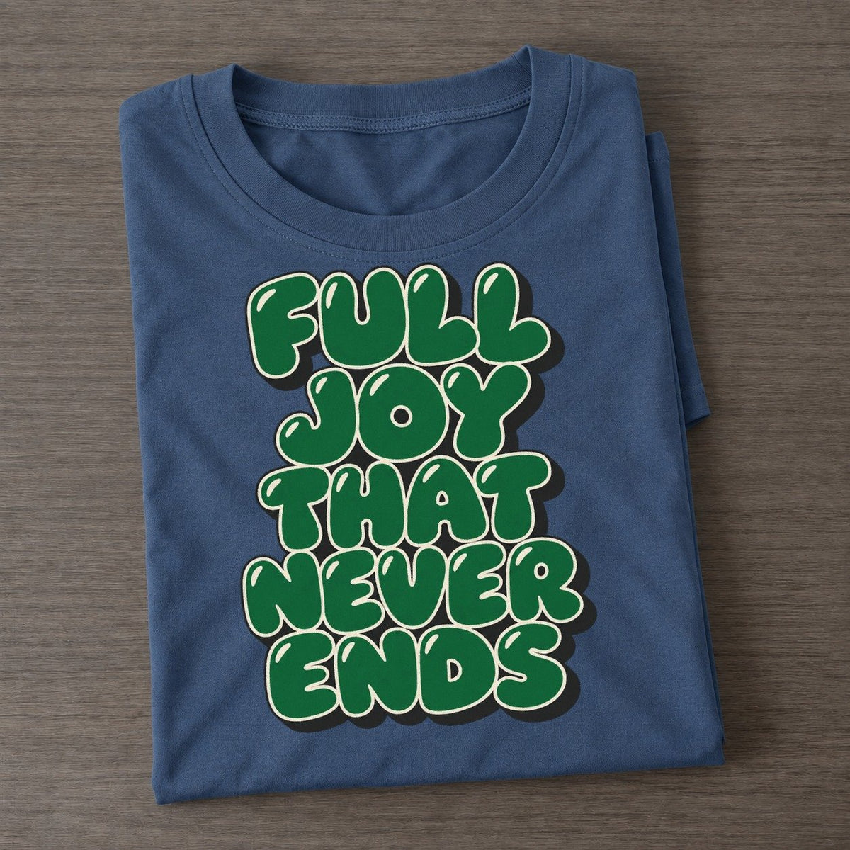 Full Joy That Never Ends Sunday Puff Classic T-shirt – Twilight Navy