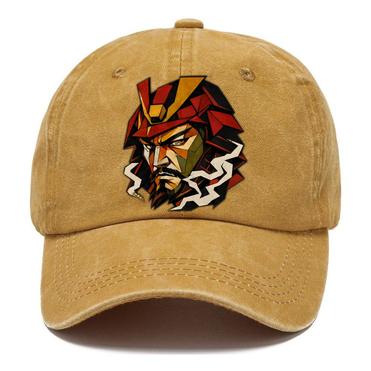 Samurai Helmet Portrait Classic Cap – Golden Harvest