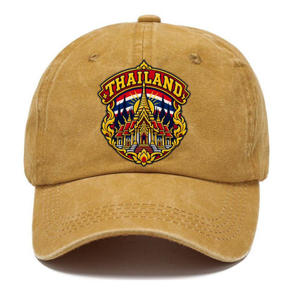 Thailand Retro Badge Country Logos Classic Cap – Golden Harvest