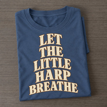 Let The Little Harp Breathe Pastimes Companions Classic T-shirt – Twilight Navy
