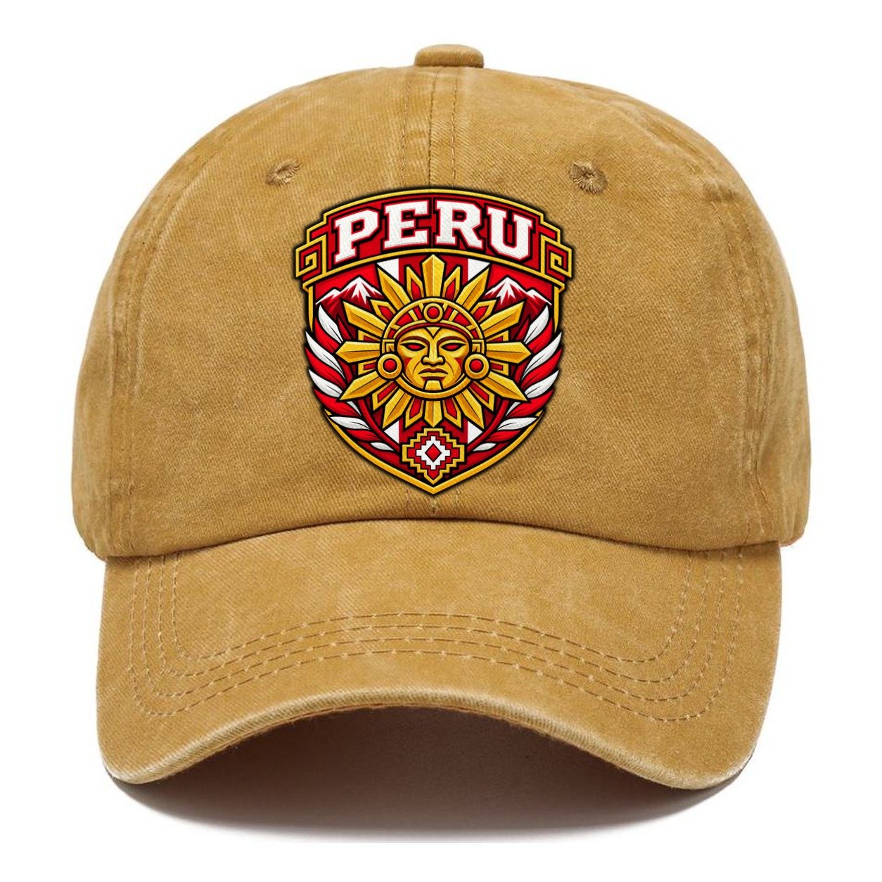 Peru Retro Badge Country Logos Classic Cap – Golden Harvest