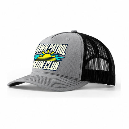 Dawn Patrol Run Club 90S Running Clubs Trucker Hat – Sport Grey Black