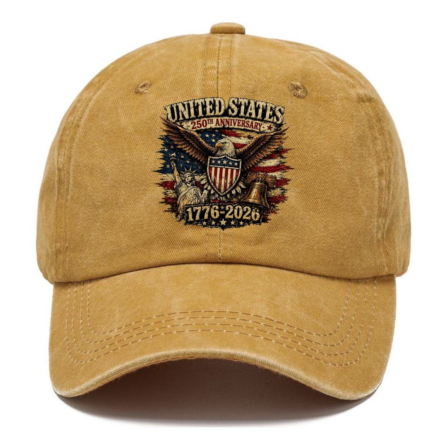 Us 250Th Emblem Classic Cap – Golden Harvest