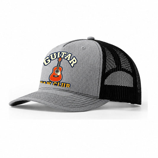 Guitar Fan Club Trucker Hat – Sport Grey Black
