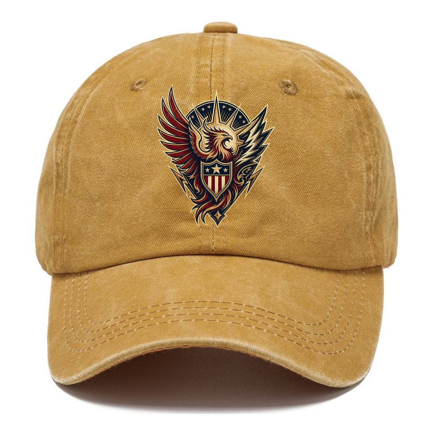 Eagle Emblem V2 Classic Cap – Golden Harvest