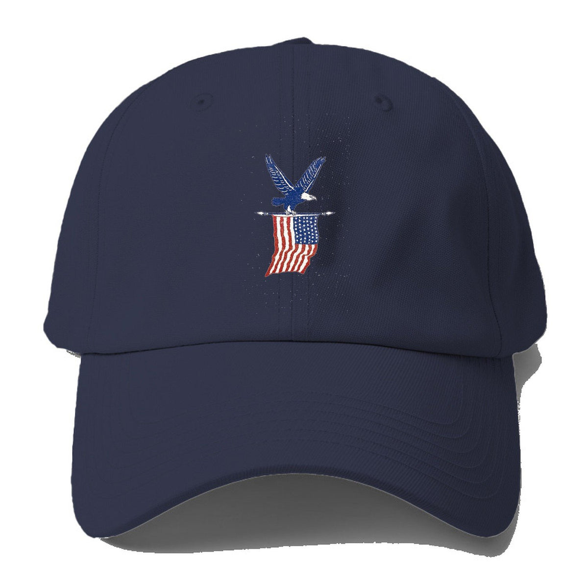 Eagle Flag Logo Baseball Cap – Twilight Navy