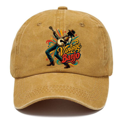 Vintage Banjo Music Instruments Classic Cap – Golden Harvest