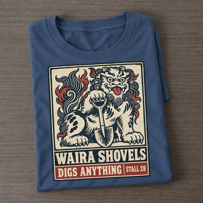 Waira Shovels Yokai Night Market Classic T-shirt – Twilight Navy