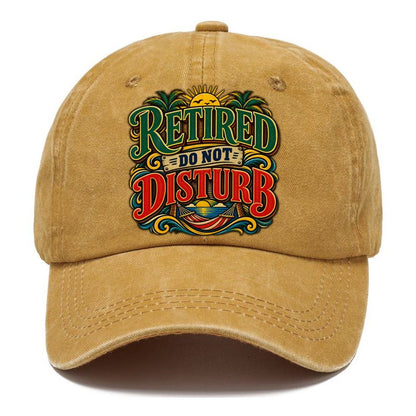 Retired Do Not Disturb Retired Living Classic Cap – Golden Harvest