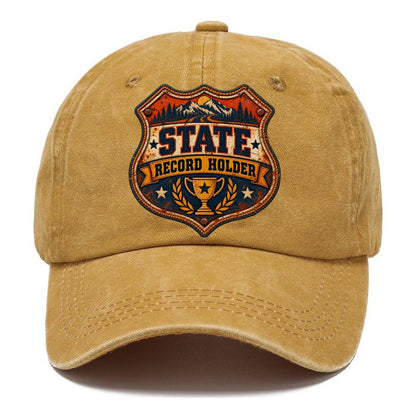 State Record Holder Shield Fishing Club Classic Cap – Golden Harvest