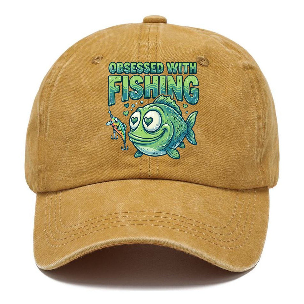 Obsessed With Fishing Classic Cap – Golden Harvest