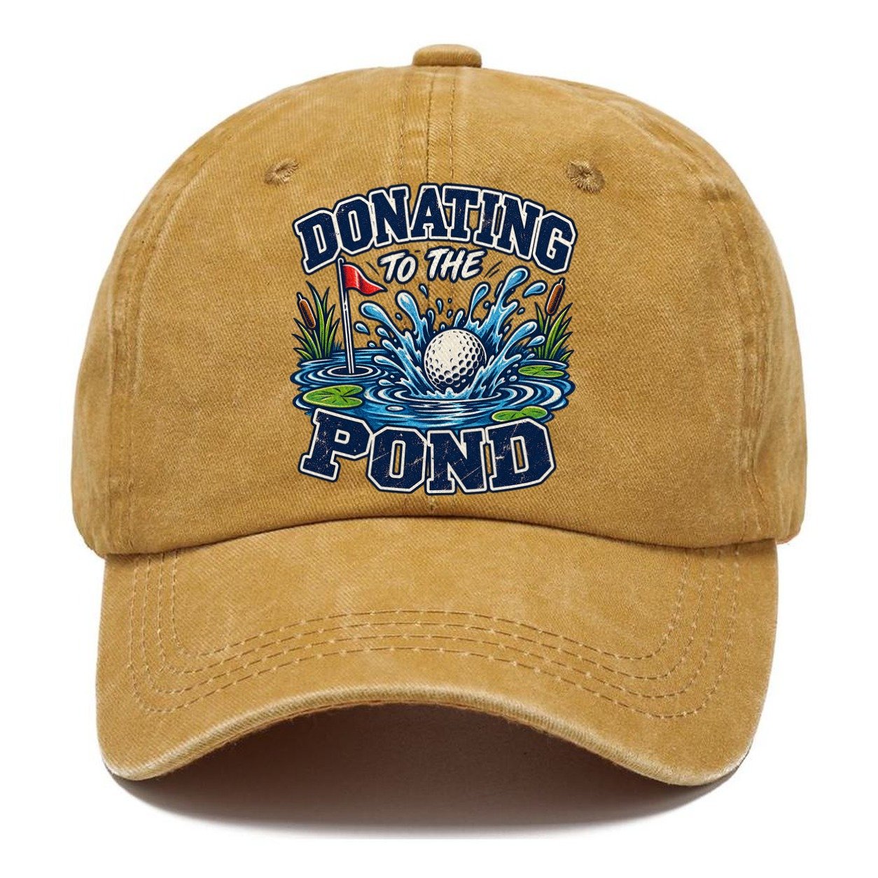 Donating To The Pond Golf Life Classic Cap – Golden Harvest