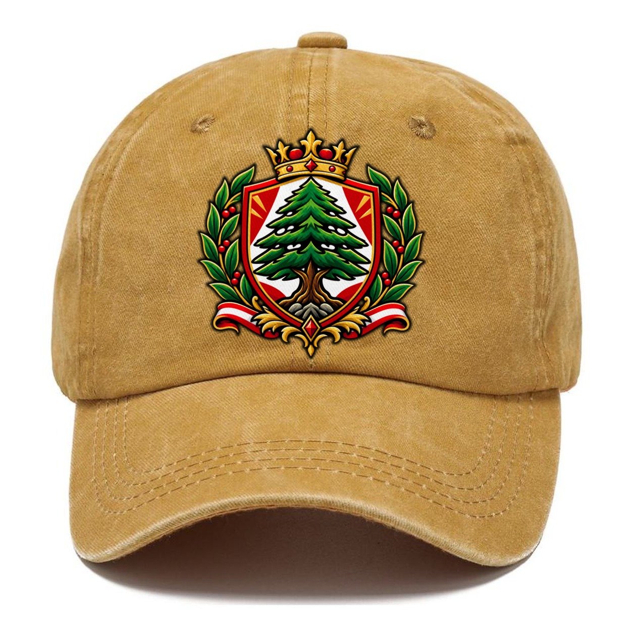 Lebanon Heraldic Crest Country Logos Classic Cap – Golden Harvest