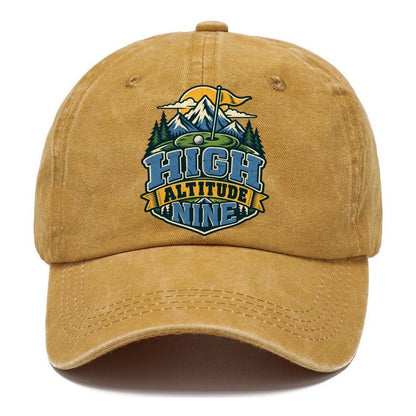 High Altitude Nine Golf Life Classic Cap – Golden Harvest