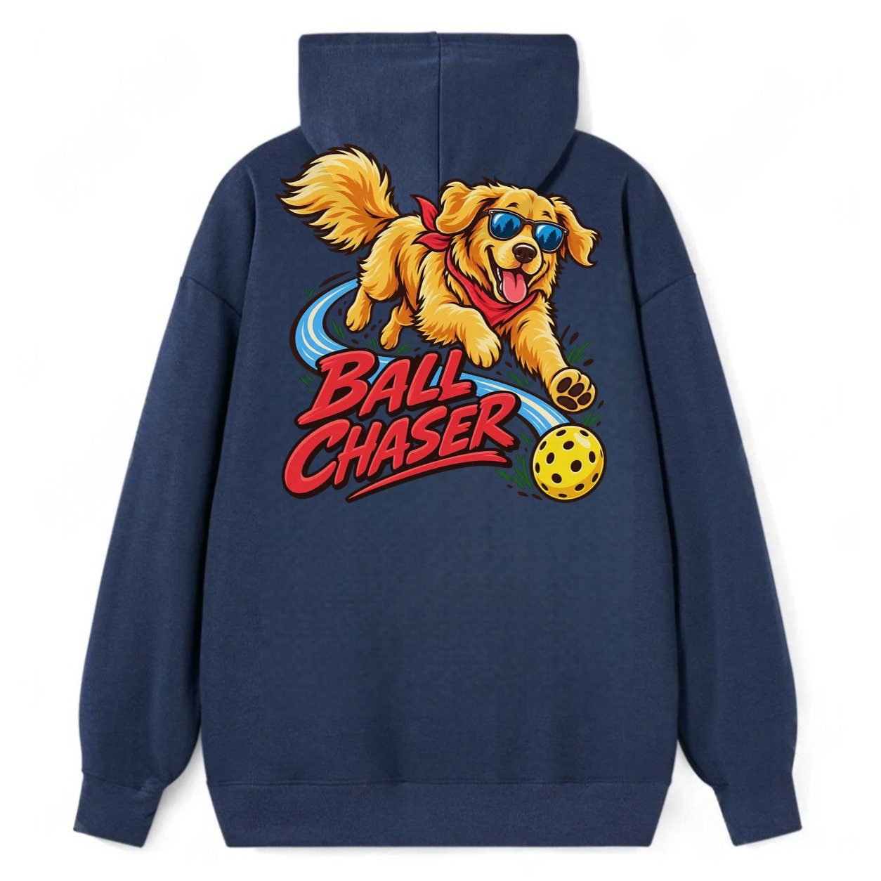 Ball Chaser Pickleball Life Classic Pullover Hoodie – Navy