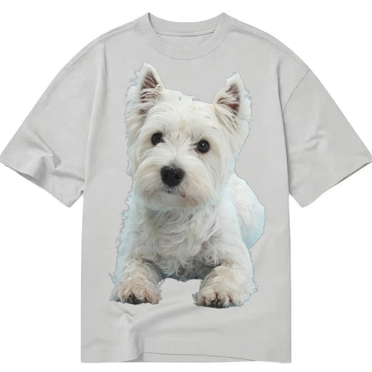 West Highland White Terrier Classic T-shirt – Grey