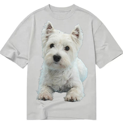 West Highland White Terrier Classic T-shirt – Grey