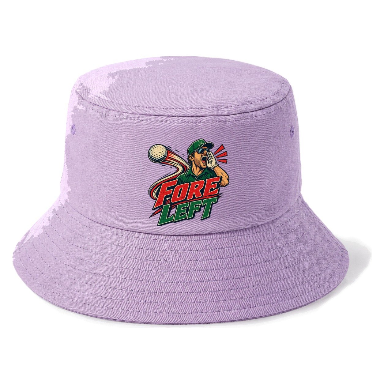 Fore Left Golf Life Bucket Hat – Purple