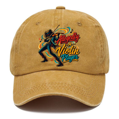 Allegedly A Violin Player Music Instruments Classic Cap – Golden Harvest