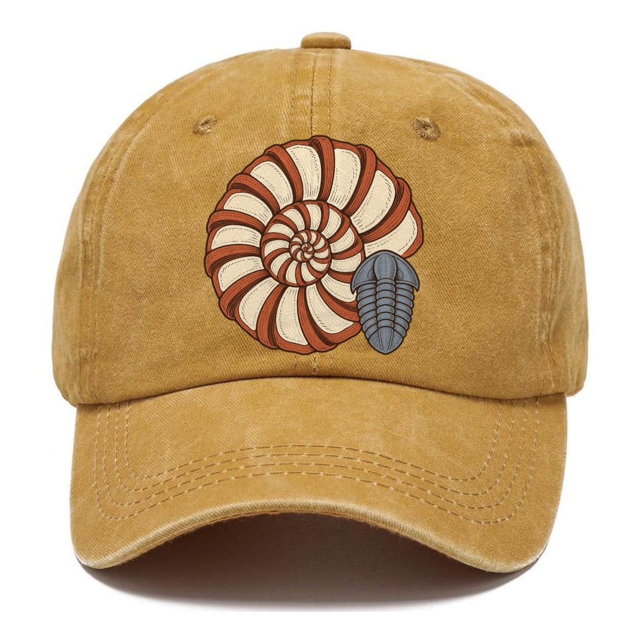Ammonite Specimen Plate Rocks And Minerals Classic Cap – Golden Harvest
