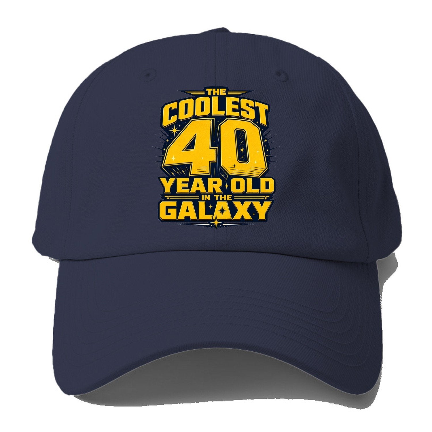 The Coolest 40 Year Old In The Galaxy Baseball Cap – Twilight Navy