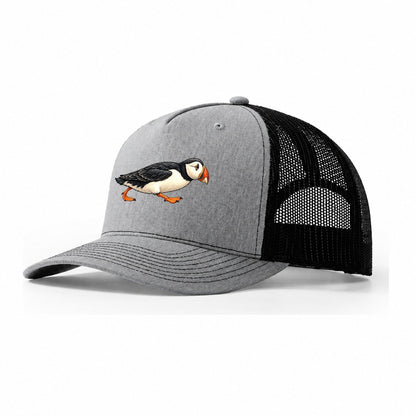 Running Puffin Trucker Hat – Sport Grey Black
