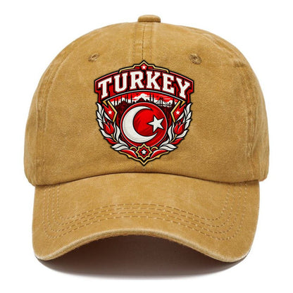 Turkey Retro Badge Country Logos Classic Cap – Golden Harvest