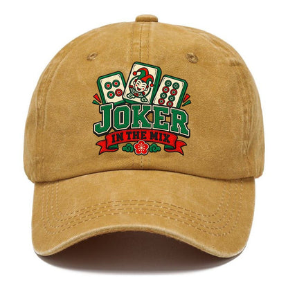 Joker In The Mix Mahjong Game Night Classic Cap – Golden Harvest