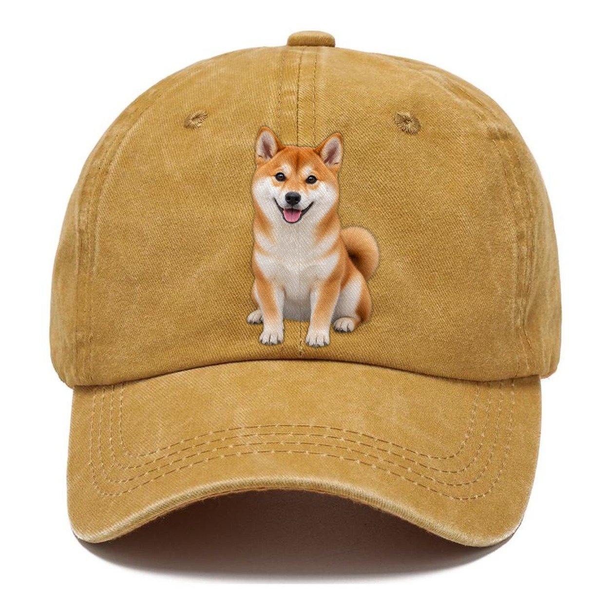 Shiba Inu Sitting Top Breeds Classic Cap – Golden Harvest