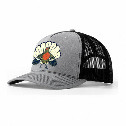Courtship Display Study Birdwatching Trucker Hat – Sport Grey Black